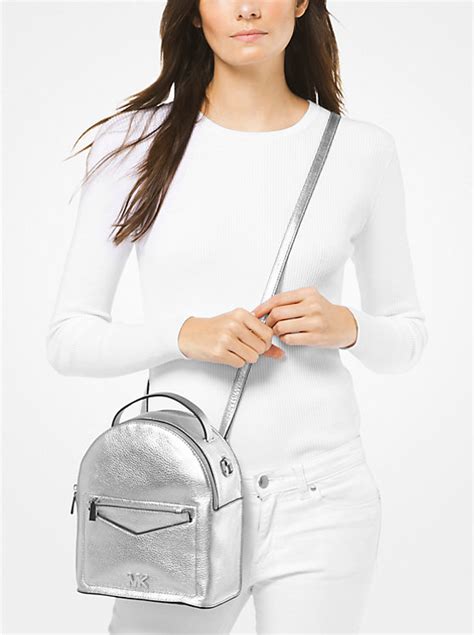 jessa michael kors backpack in toronto|Jessa Small Metallic Pebbled Leather Convertible Backpack.